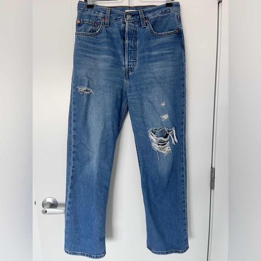 LEVI'S RIBCAGE STRAIGHT JEANS